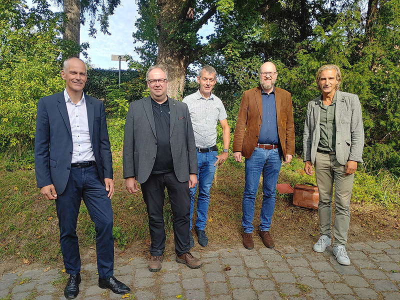 Jörn Hevendehl, Jörg Bambeck, Christoph Rüter, Bernhard Fleischer, Holger Sticht (v.l.n.r), Foto: Justus Siebert